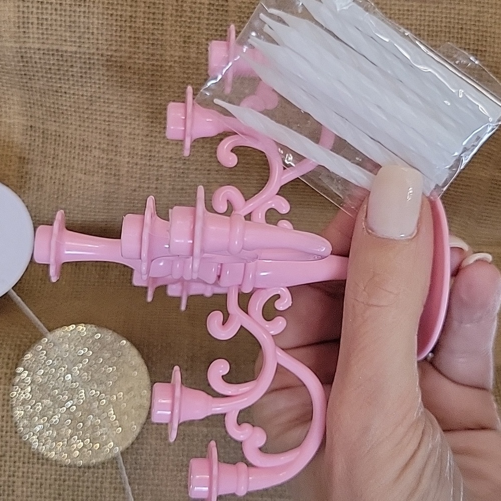 EXPANDABLE CANDLE HOLDER CAKE TOPPER, CHOICE OF COLOR - Picture 9 of 10